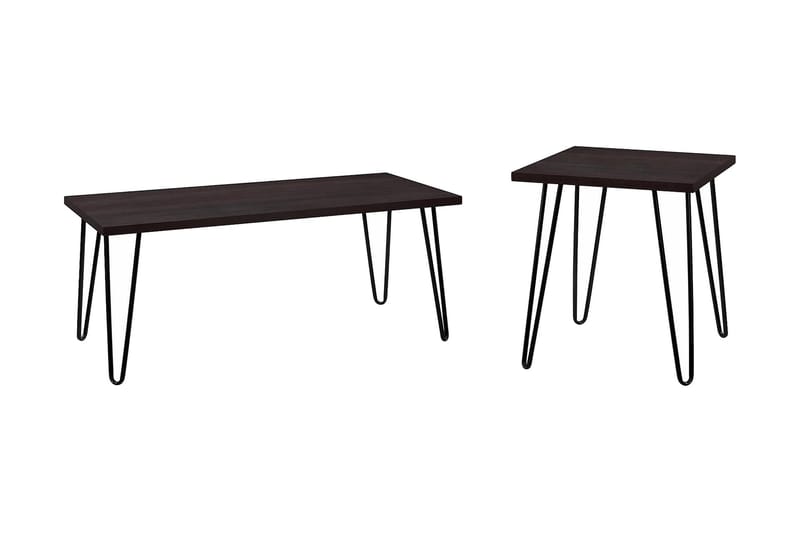 Owen Sofabord 107 cm Espresso/Sort - Dorel Home - Møbler - Borde - Sofabord
