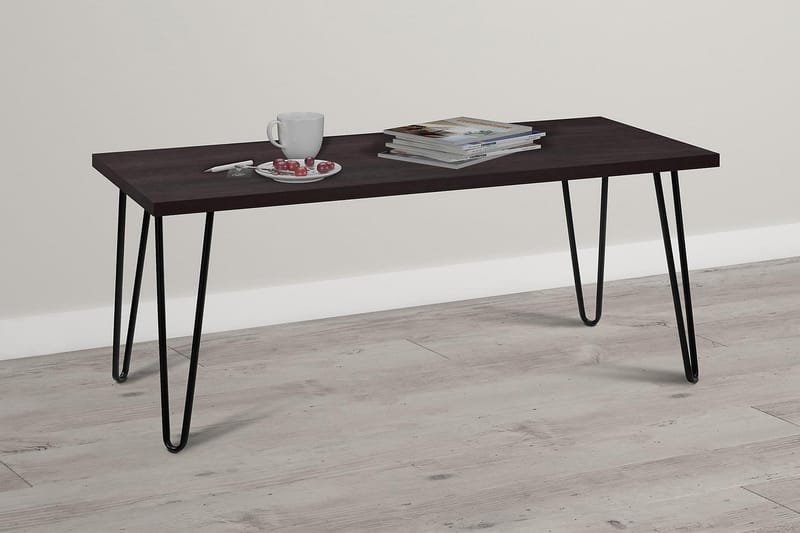 Owen Sofabord 107 cm Espresso/Sort - Dorel Home - Møbler - Borde - Sofabord