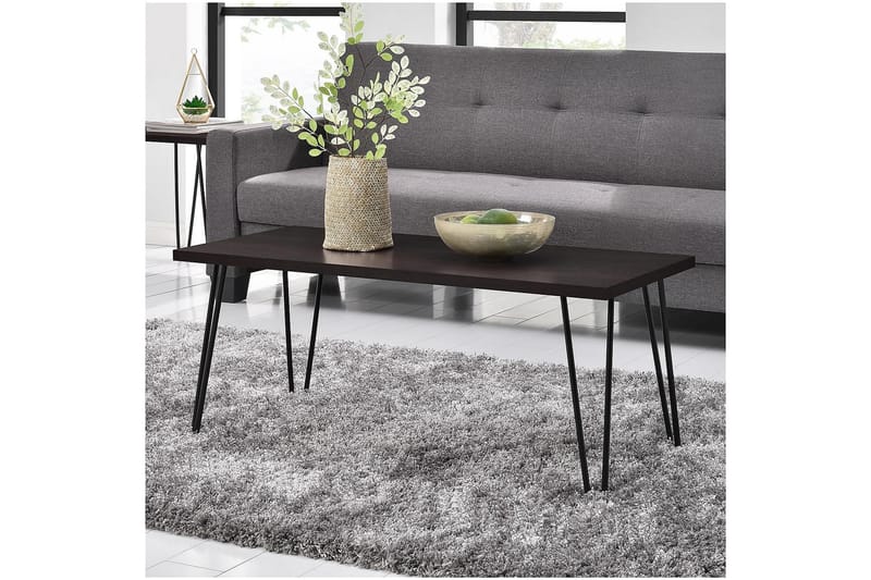 Owen Sofabord 107 cm Espresso/Sort - Dorel Home - Møbler - Borde - Sofabord