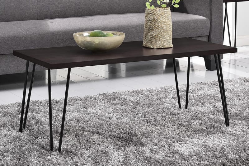 Owen Sofabord 107 cm Espresso/Sort - Dorel Home - Møbler - Borde - Sofabord