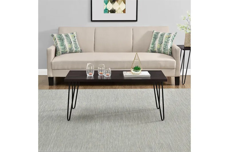 Owen Sofabord 107 cm Espresso/Sort - Dorel Home - Møbler - Borde - Sofabord