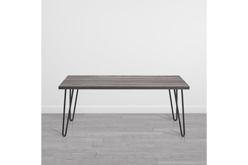 Owen Sofabord 107 cm Grå/Sort - Dorel Home - Møbler - Borde - Sofabord
