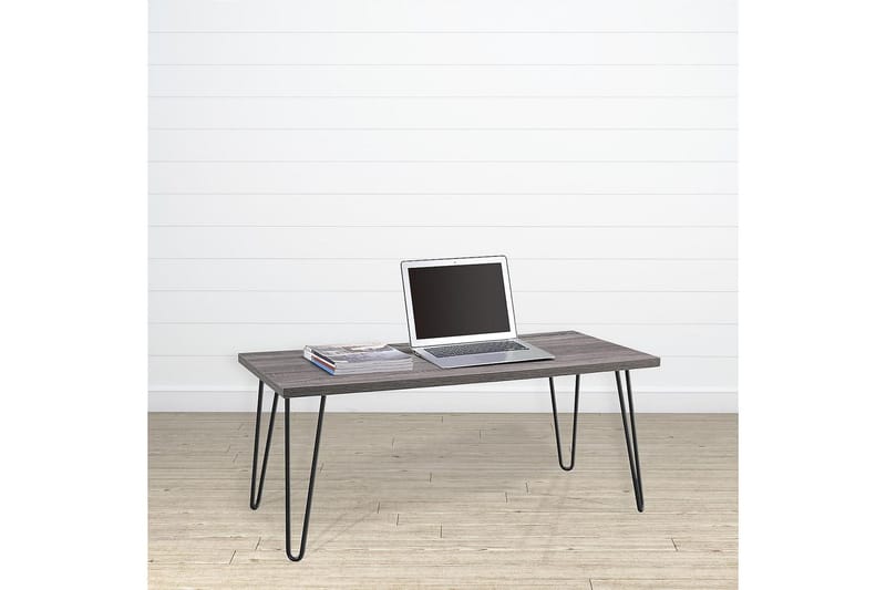 Owen Sofabord 107 cm Grå/Sort - Dorel Home - Møbler - Borde - Sofabord