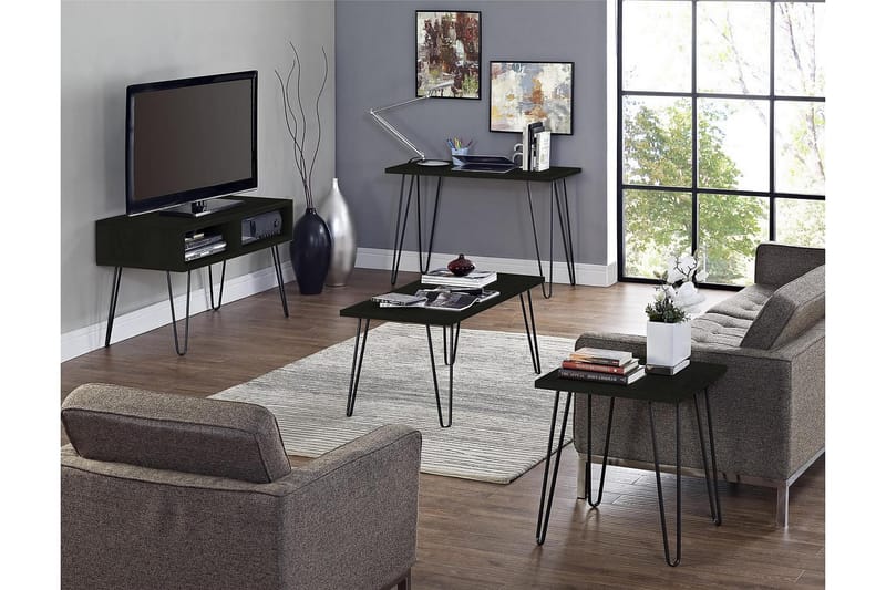 Owen Sofabord 107 cm Sort - Dorel Home - Møbler - Borde - Sofabord