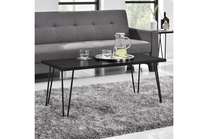 Owen Sofabord 107 cm Sort - Dorel Home - Møbler - Borde - Sofabord