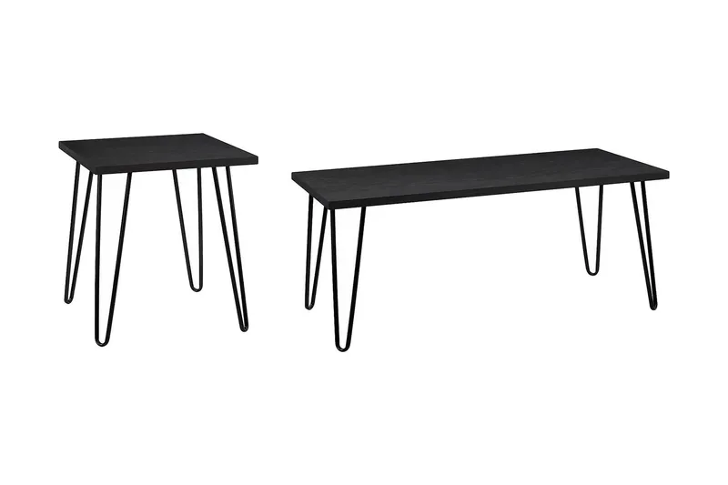 Owen Sofabord 107 cm Sort - Dorel Home - Møbler - Borde - Sofabord
