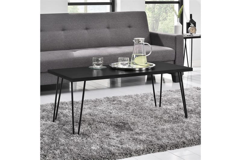 Owen Sofabord 107 cm Sort - Dorel Home - Møbler - Borde - Sofabord