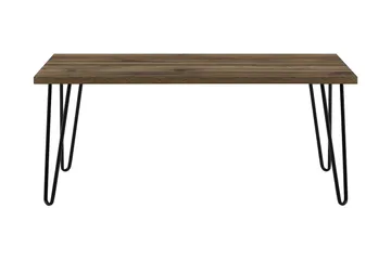 Owen Sofabord 107 cm Valnøddebrun/Sort - Dorel Home - Møbler - Borde - Sofabord