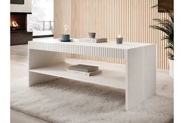 Pafos Sofabord Rektangulær Hvid - Møbler - Borde - Sofabord