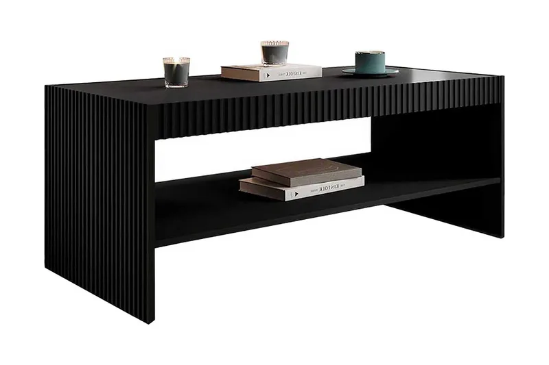 Pafos Sofabord Rektangulær Sort, undefined