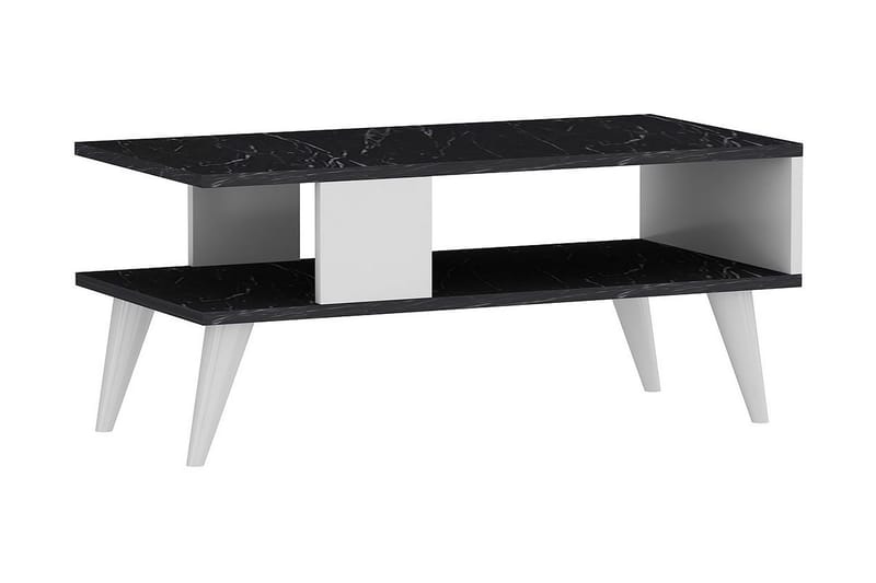 Palgrave Sofabord 90x40x90 cm - Sort/Hvid - Møbler - Borde - Sofabord
