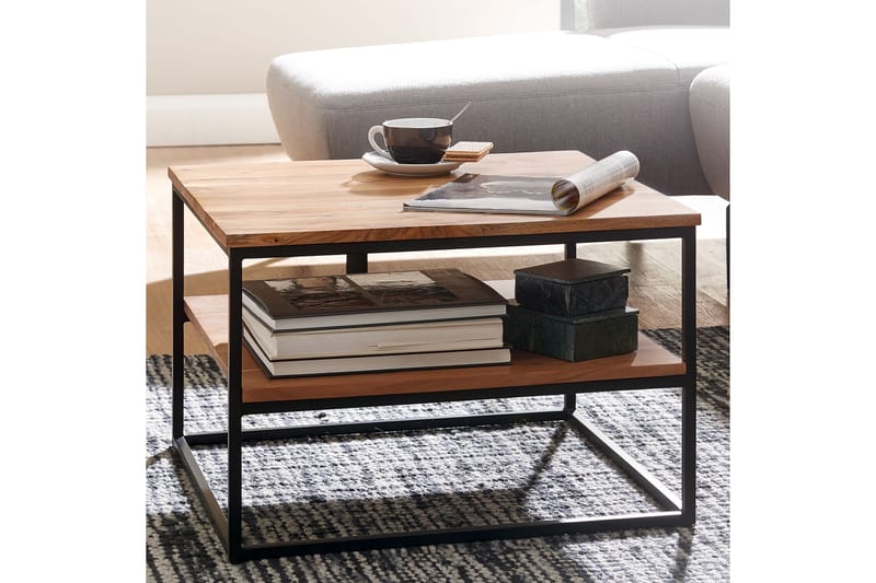Philly Sofabord 60 cm Firkantet - Natur - Møbler - Borde - Sofabord