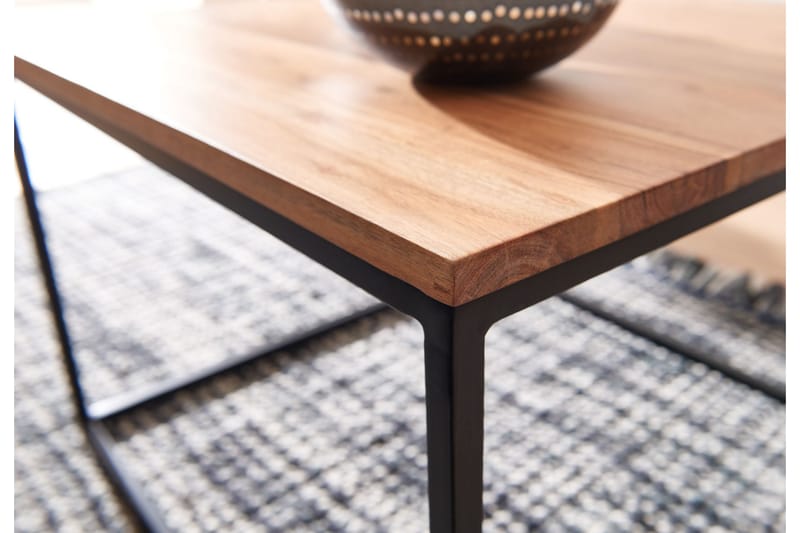 Philly Sofabord 60 cm Firkantet - Natur - Møbler - Borde - Sofabord