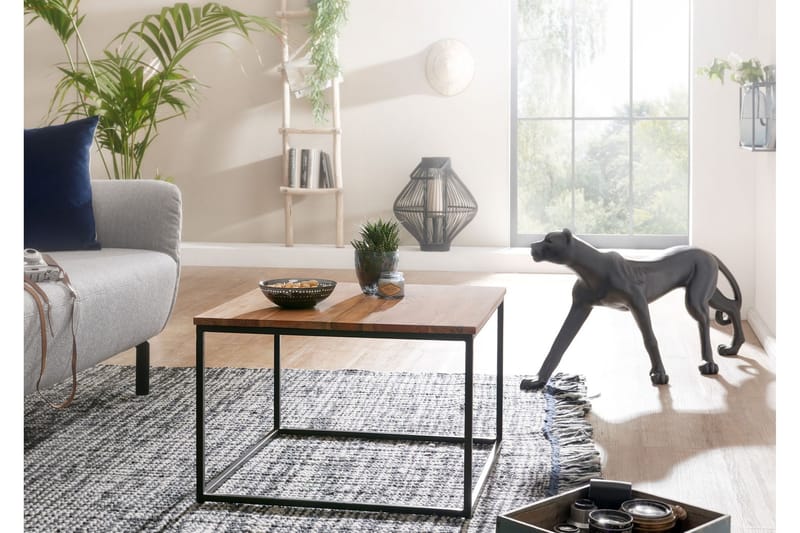 Philly Sofabord 60 cm Firkantet - Natur - Møbler - Borde - Sofabord