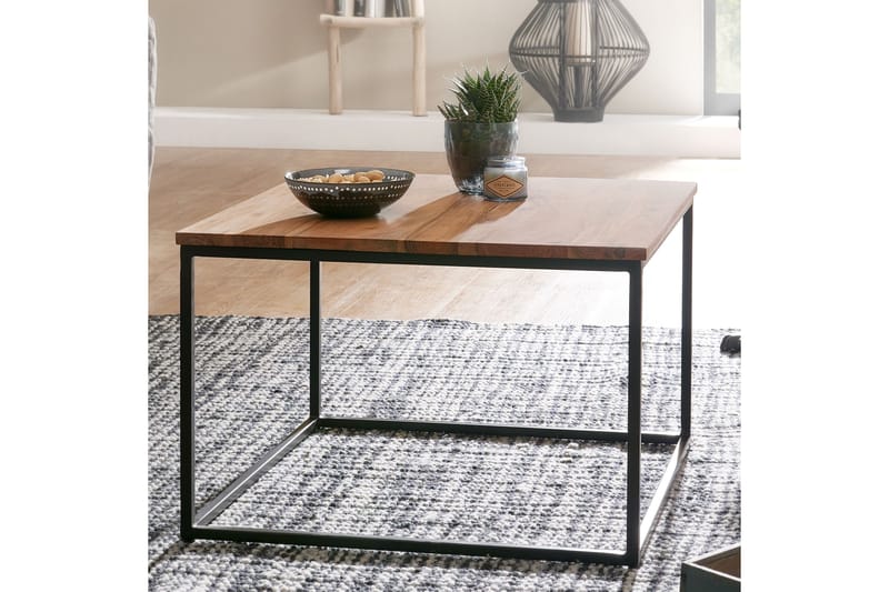 Philly Sofabord 60 cm Firkantet - Natur - Møbler - Borde - Sofabord