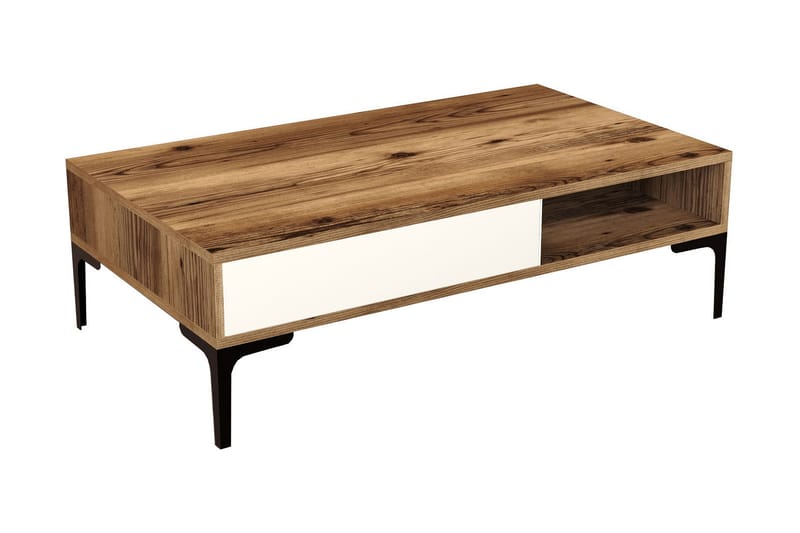 Poko Sofabord 105x32,6x105 cm - Brun - Møbler - Borde - Sofabord