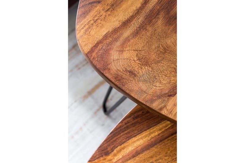 Portuondo gyngebord 2-stk 60 cm - Træ / natur - Møbler - Borde - Sofabord