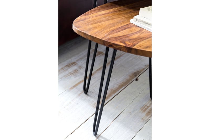 Portuondo gyngebord 2-stk 60 cm - Træ / natur - Møbler - Borde - Sofabord