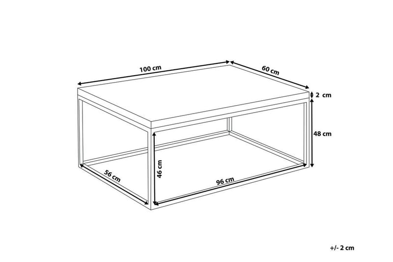 Provo Ii Sofabord 100 cm - Træ / natur - Sofabord