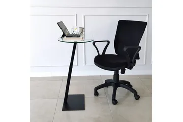 Puntoz Sofabord 70x35x70 cm Oval - Sort - Møbler - Borde - Sofabord