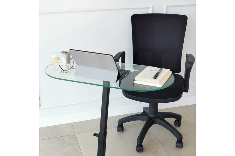 Puntoz Sofabord 70x35x70 cm Oval - Sort - Møbler - Borde - Sofabord