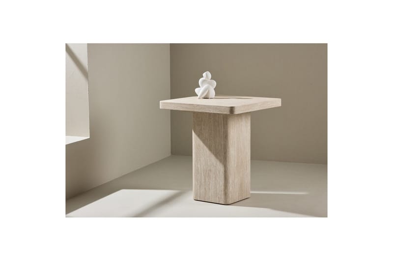 Sofabord Qvart - Beige, 50x50x56 - Møbler - Borde - Sofabord