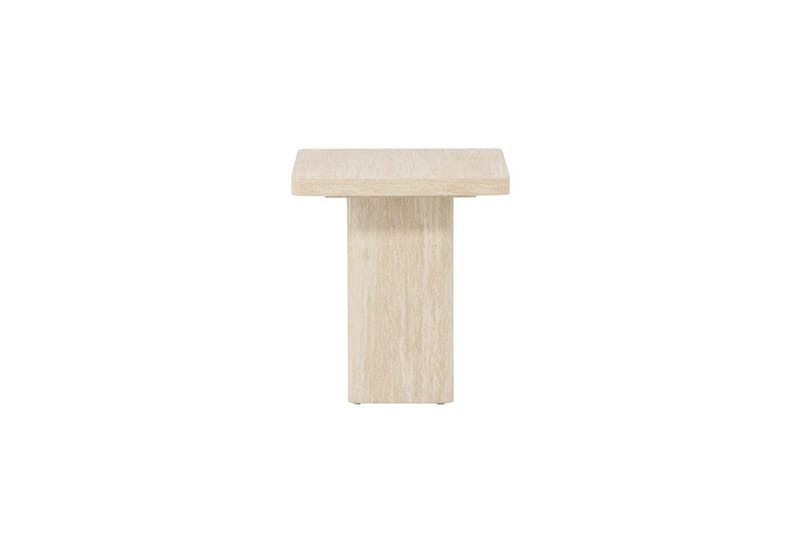 Sofabord Qvart - Beige, 50x50x56 - Møbler - Borde - Sofabord
