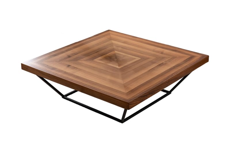 Ramba Sofabord 100 cm - Valnød finér - Møbler - Borde - Sofabord