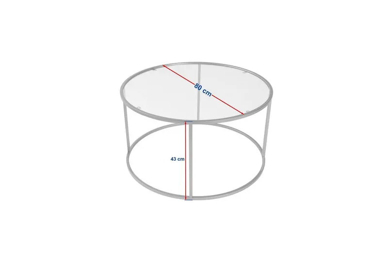 Sofabord Rikiya Sort Grå - Sort Grå - Møbler - Borde - Sofabord