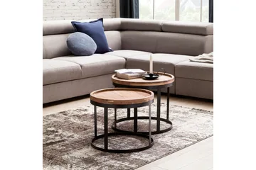 Risien sofabord 2-stk - Træ / natur - Møbler - Borde - Sofabord