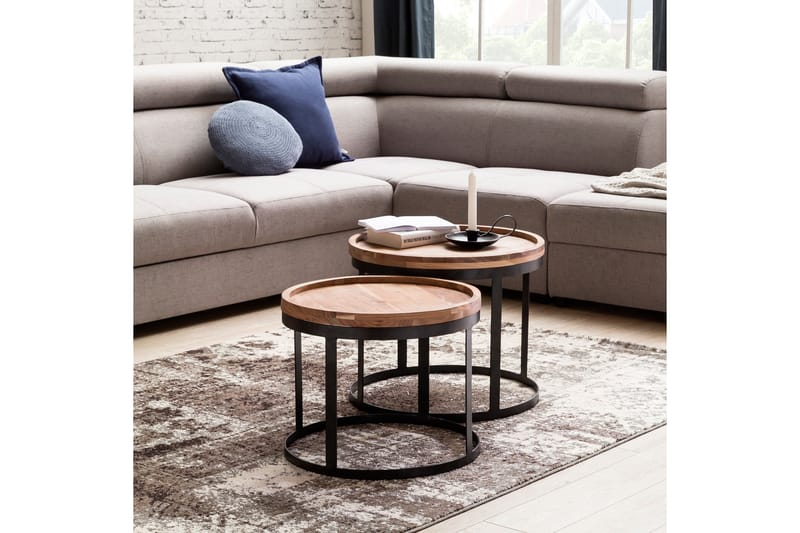 Risien sofabord 2-stk - Træ / natur - Møbler - Borde - Sofabord