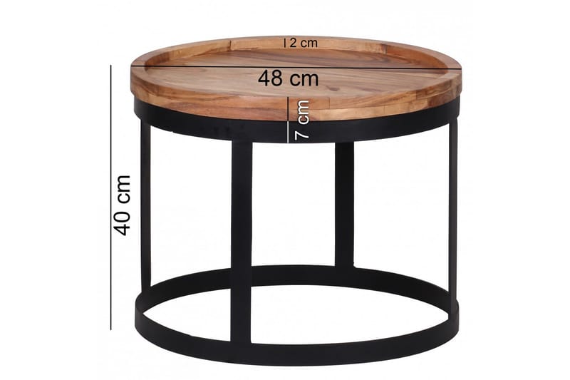 Risien sofabord 2-stk - Træ / natur - Møbler - Borde - Sofabord