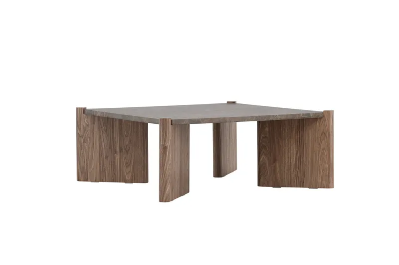 Rogaland Sofabord 100x100 cm - Brun - Møbler - Borde - Sofabord