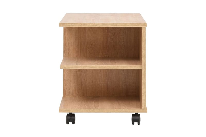 Rullende Hylde 50 X 35 X 42 Cm Eg - Brun - Møbler - Borde - Sofabord