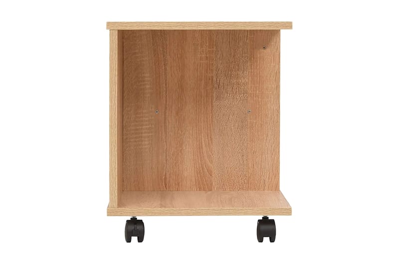 Rullende Hylde 50 X 35 X 42 Cm Eg - Brun - Møbler - Borde - Sofabord