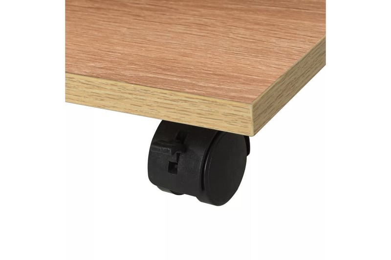 Rullende Hylde 50 X 35 X 42 Cm Eg - Brun - Møbler - Borde - Sofabord