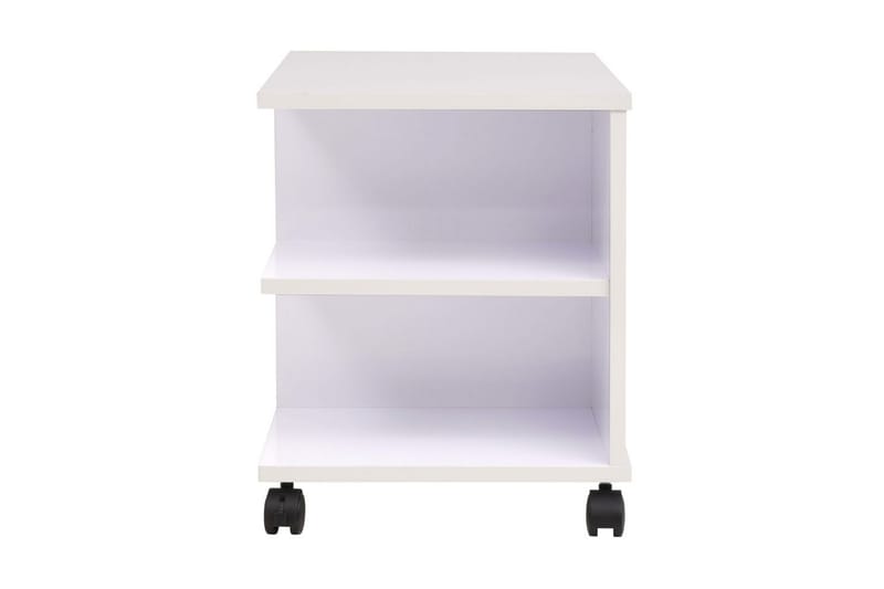 Rullende Hylde 50 X 35 X 42 Cm Hvid - Hvid - Møbler - Borde - Sofabord