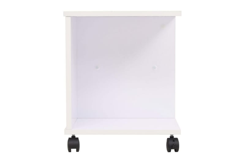 Rullende Hylde 50 X 35 X 42 Cm Hvid - Hvid - Møbler - Borde - Sofabord