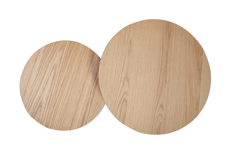 Sæt bord HELENA 2 stk D50xH45cm D40xH40cm - Møbler - Borde - Sofabord