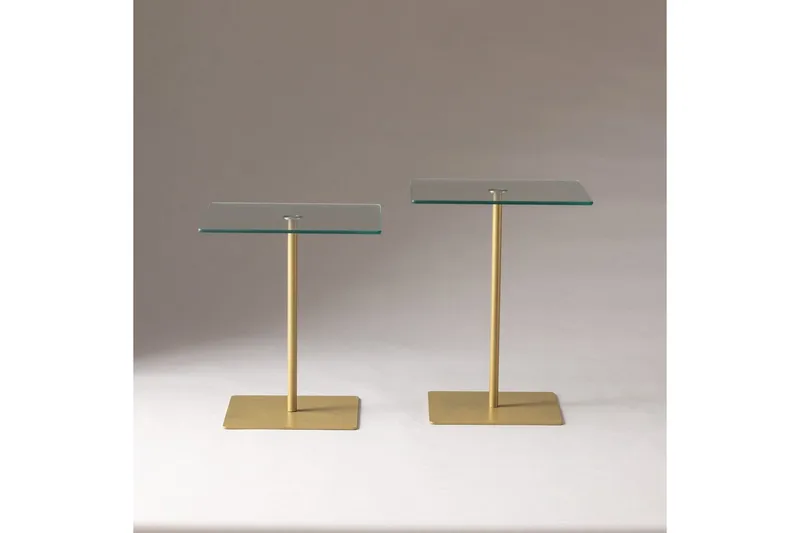 Sofabord Sæt Challur Rany / Transparent - Rany / Transparent - Møbler - Borde - Sofabord