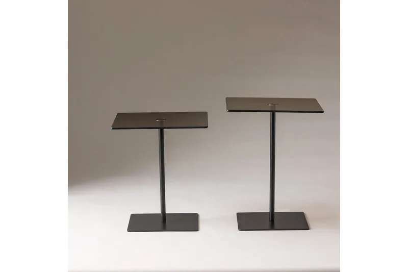 Sofabord Sæt Challur Sort / Bronzie, Sort / Bronzie