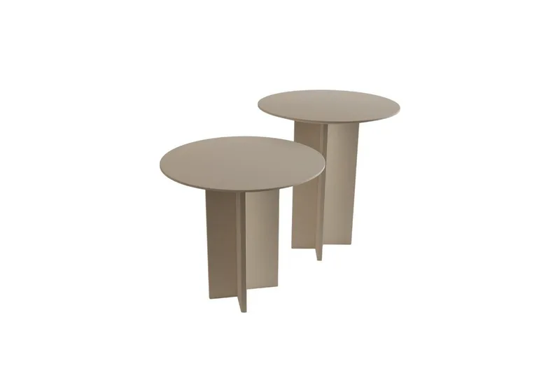 Sofabord Sæt Glenure Creme - Creme - Møbler - Borde - Sofabord