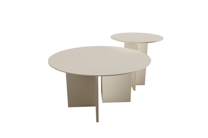 Sofabord Sæt Glenure Creme - Creme - Møbler - Borde - Sofabord