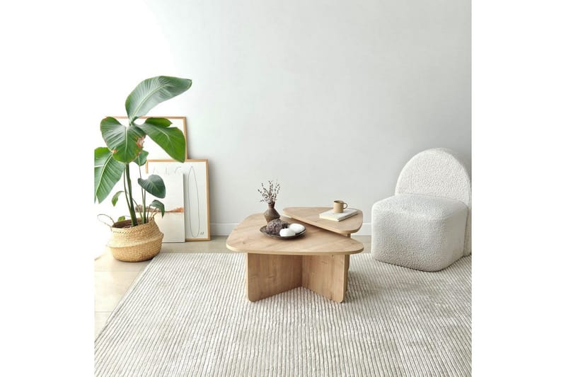 Sofabord Sæt Jewa Sæt Sudamal Eg - Sudamal Eg - Møbler - Borde - Sofabord