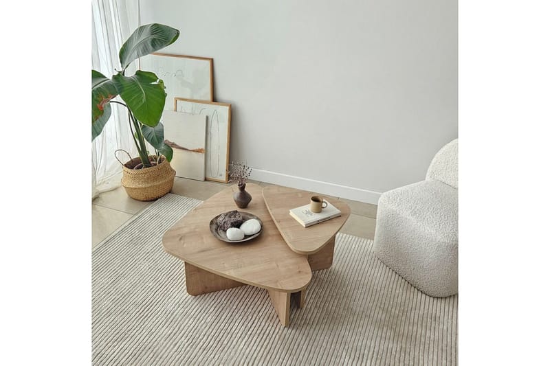 Sofabord Sæt Jewa Sæt Sudamal Eg - Sudamal Eg - Møbler - Borde - Sofabord