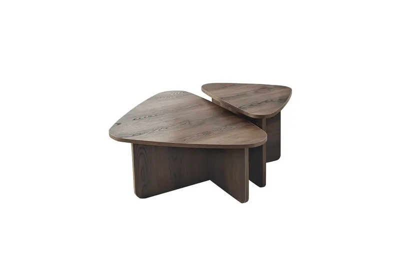 Sofabord Sæt Jewa Sæt Valnød, Valnød