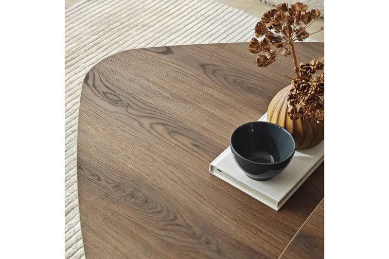 Sofabord Sæt Jewa Sæt Valnød - Valnød - Møbler - Borde - Sofabord