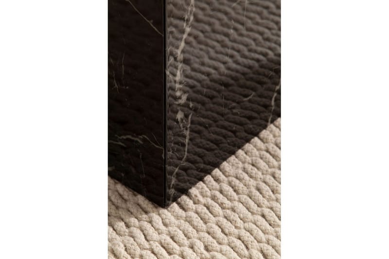 Sætbord Wohnling Sæt af 2 MONOBLOC højglans trekantet, moderne stil Marmor, Sort - Marmor, Sort - Møbler - Borde - Sofabord