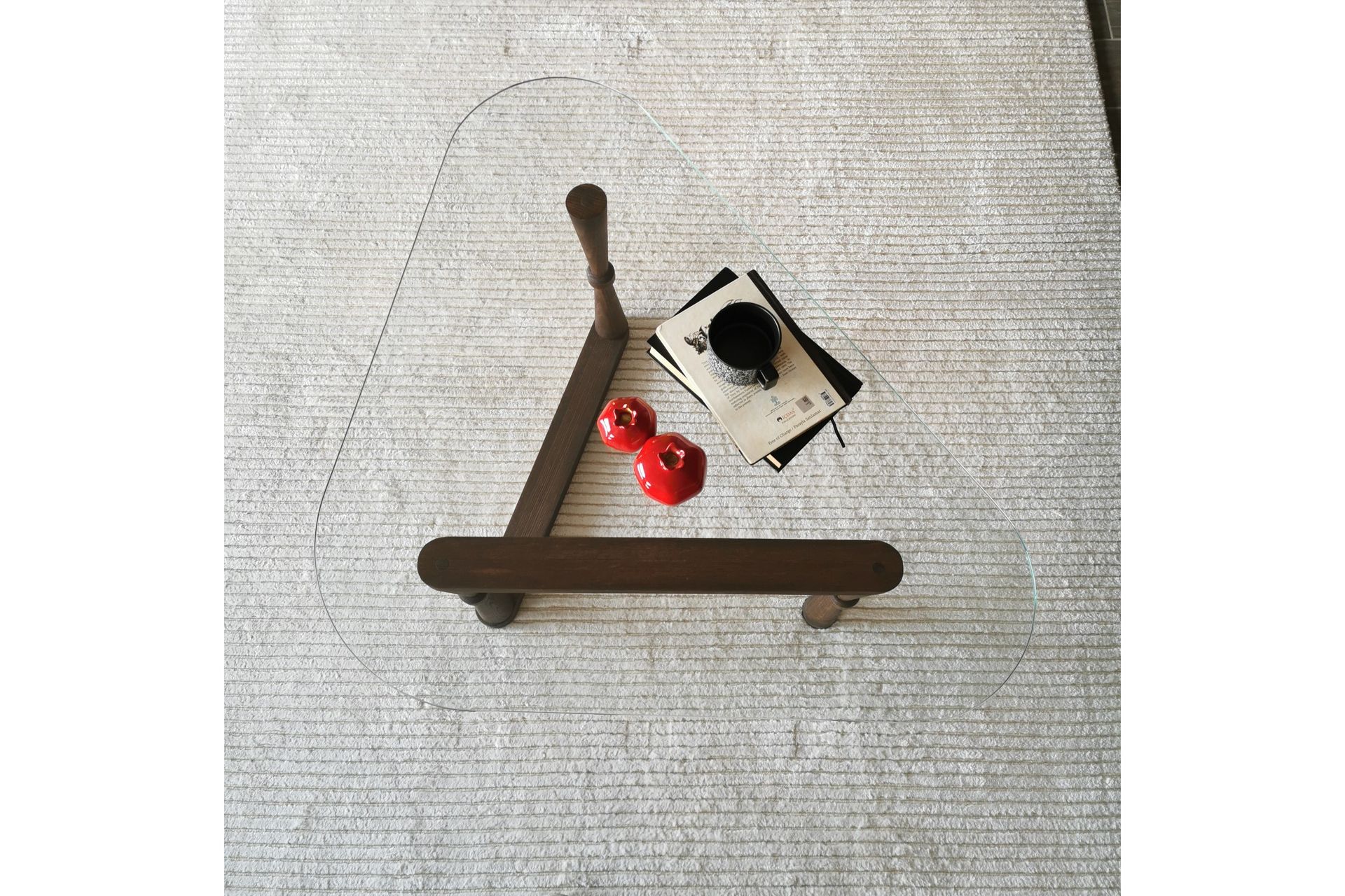 Sabani Sofabord 96 cm Trekantet - Valnøddebrun - Møbler - Borde - Sofabord