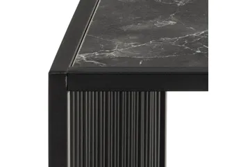 Saklani Sofabord 80x80 cm - Sort - Møbler - Borde - Sofabord